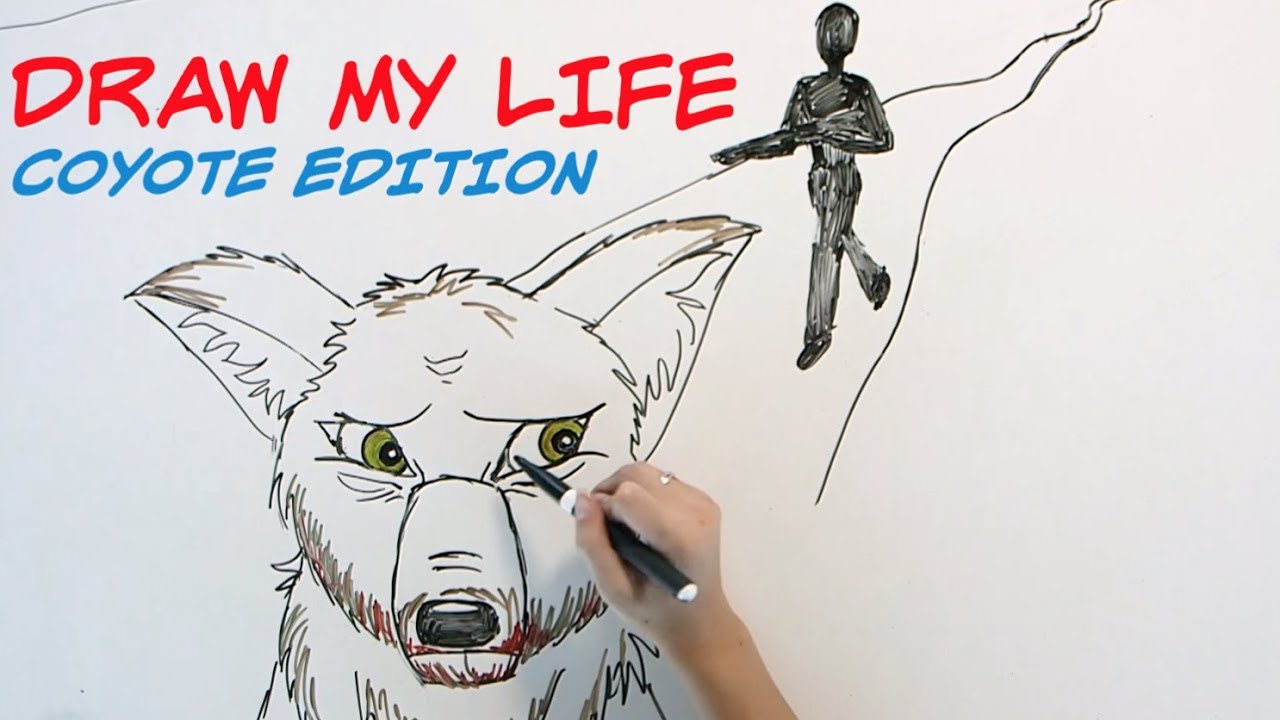 1280x720 draw my life coyote edition - Coyote Drawing