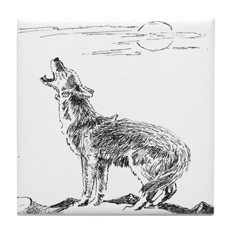 Coyote Howling Drawing at PaintingValley.com | Explore collection of ...