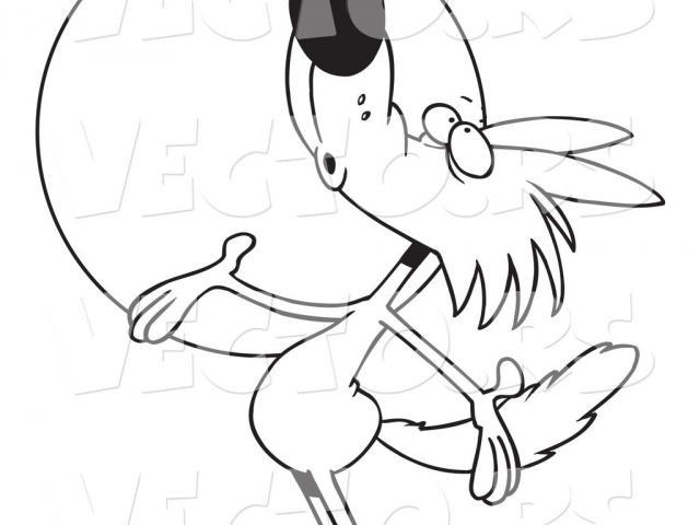 640x480 Drawn Coyote Line - Coyote Line Drawing