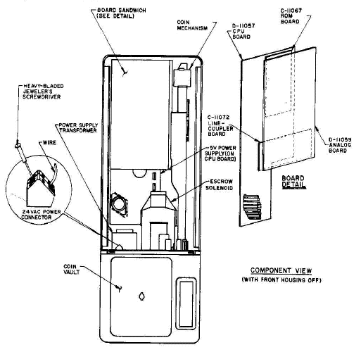 513x500 Wiltelco Payphone, Part - Cpu Drawing