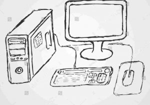 300x210 tower icon image free computer computer cpu drawing monitor cpu - Cpu Drawing