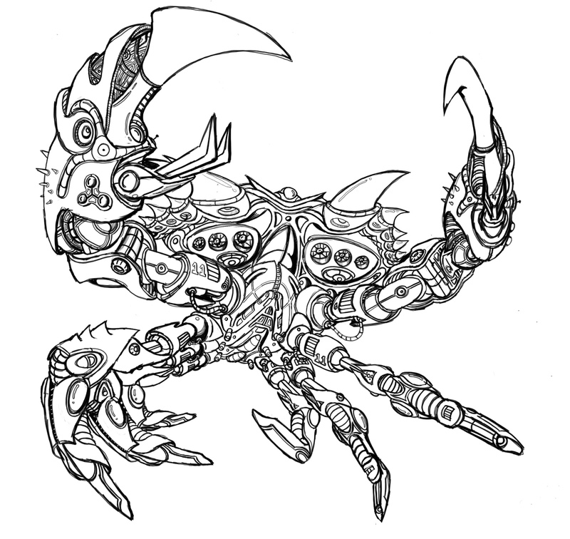 800x756 Claws Drawing Free Download - Crab Claw Drawing