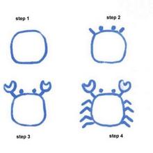 220x220 How To Draw How To Draw A Cartoon Crab - Crab Drawing Easy