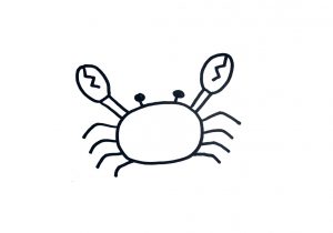 300x210 Crab Drawing For Kids - Crab Drawing For Kids