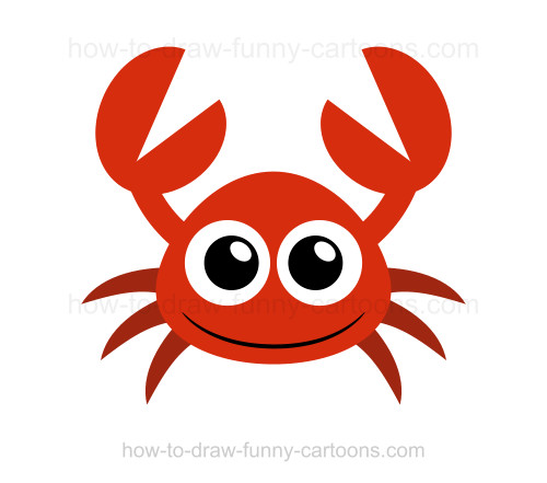 500x441 How To Draw A Crab - Crab Drawing Images
