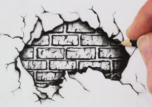 300x210 wall drawing broken wall drawing at getdrawings free - Cracked Brick Wall Drawing