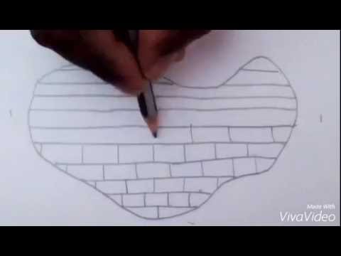 480x360 How To Draw A Cracked Brick Wall - Cracked Brick Wall Drawing
