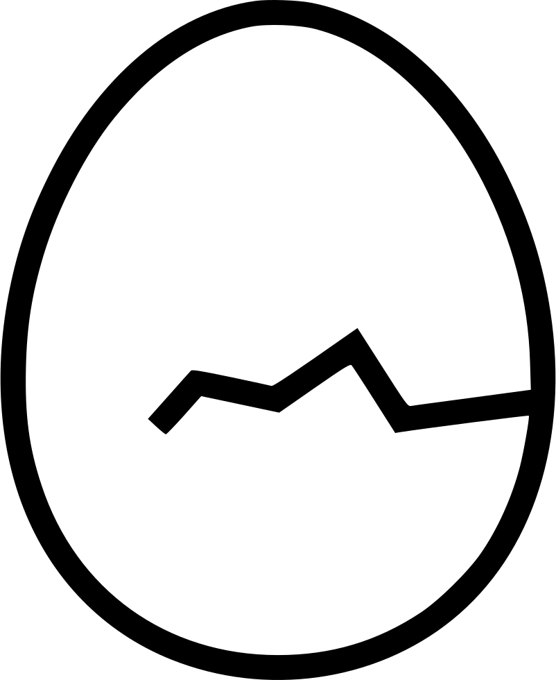 802x980 Cracked Egg Png Icon Free Download - Cracked Egg Drawing