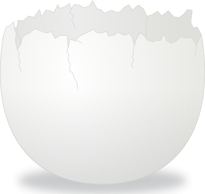 420x397 Cracked Egg Clip Art Free Vector In Open Office Drawing - Cracked Egg Drawing