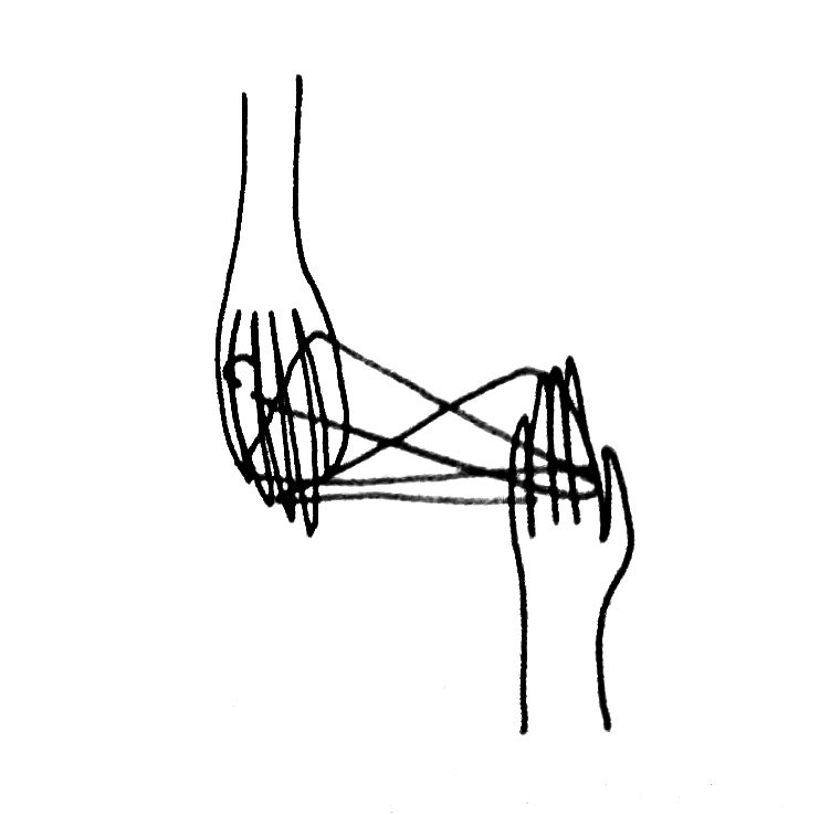 751x738 minimalist drawing cats cradle game minimalisticle - Cradle Drawing
