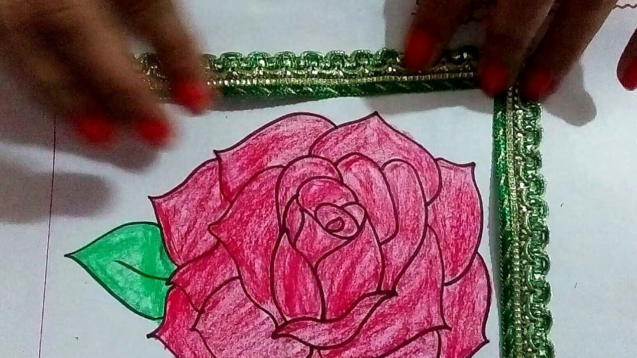 1280x720 How To Frame Your Drawings Kids Channel Kids Art And Craft - Craft Drawing Images