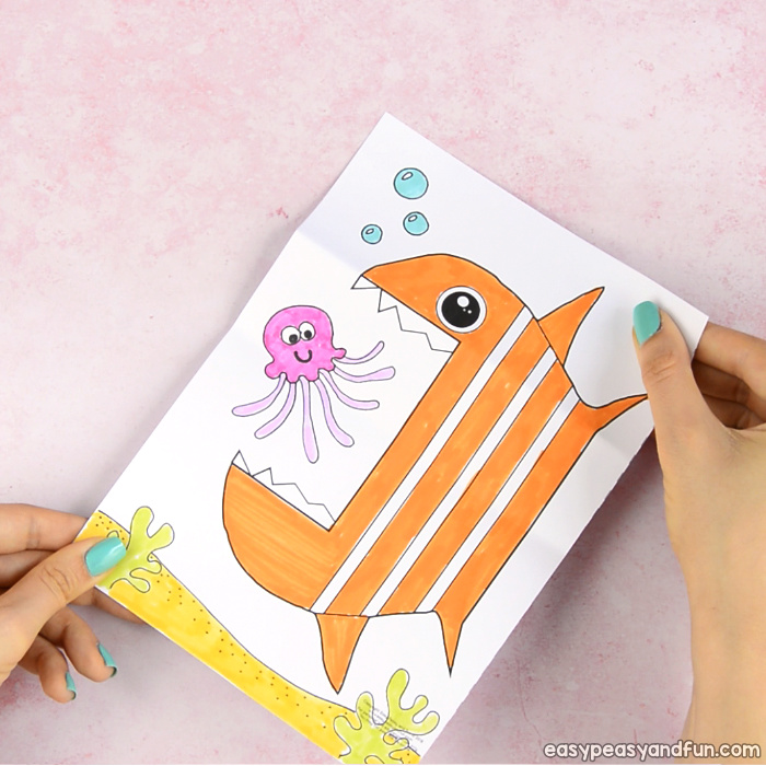 700x700 surprise big mouth fish printable - Craft Drawing Images