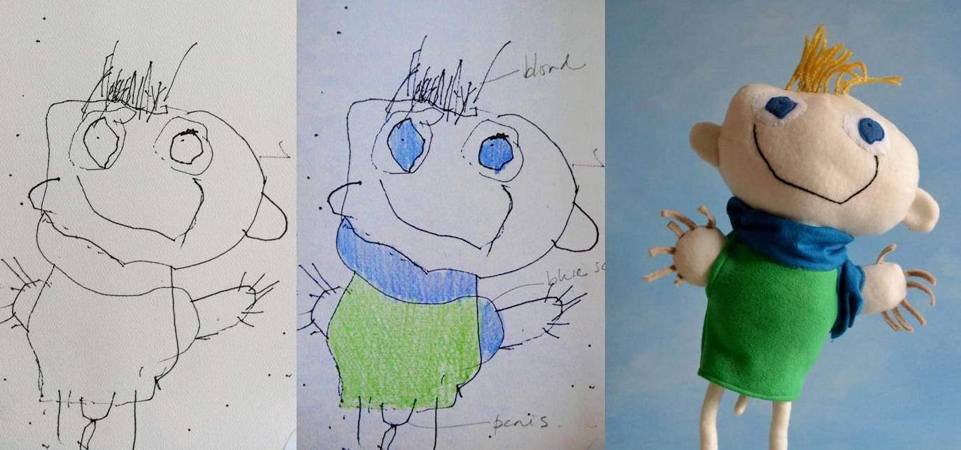 1374x644 Craft Artist Brings Kids' Drawings To Life Mnn - Craft Drawings