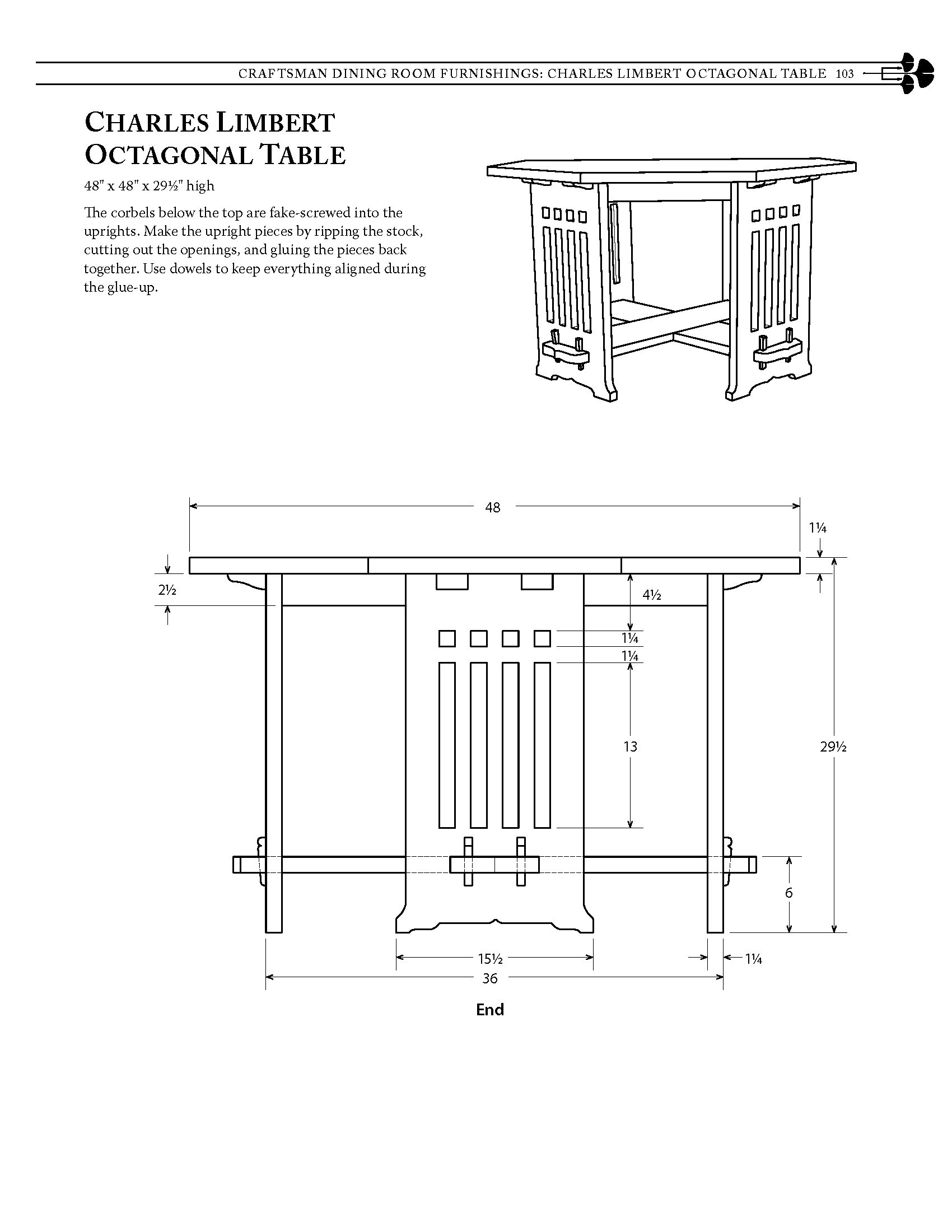 1700x2200 Great Book Of Shop Drawings For Craftsman Furniture, Revised - Craftsman Drawing