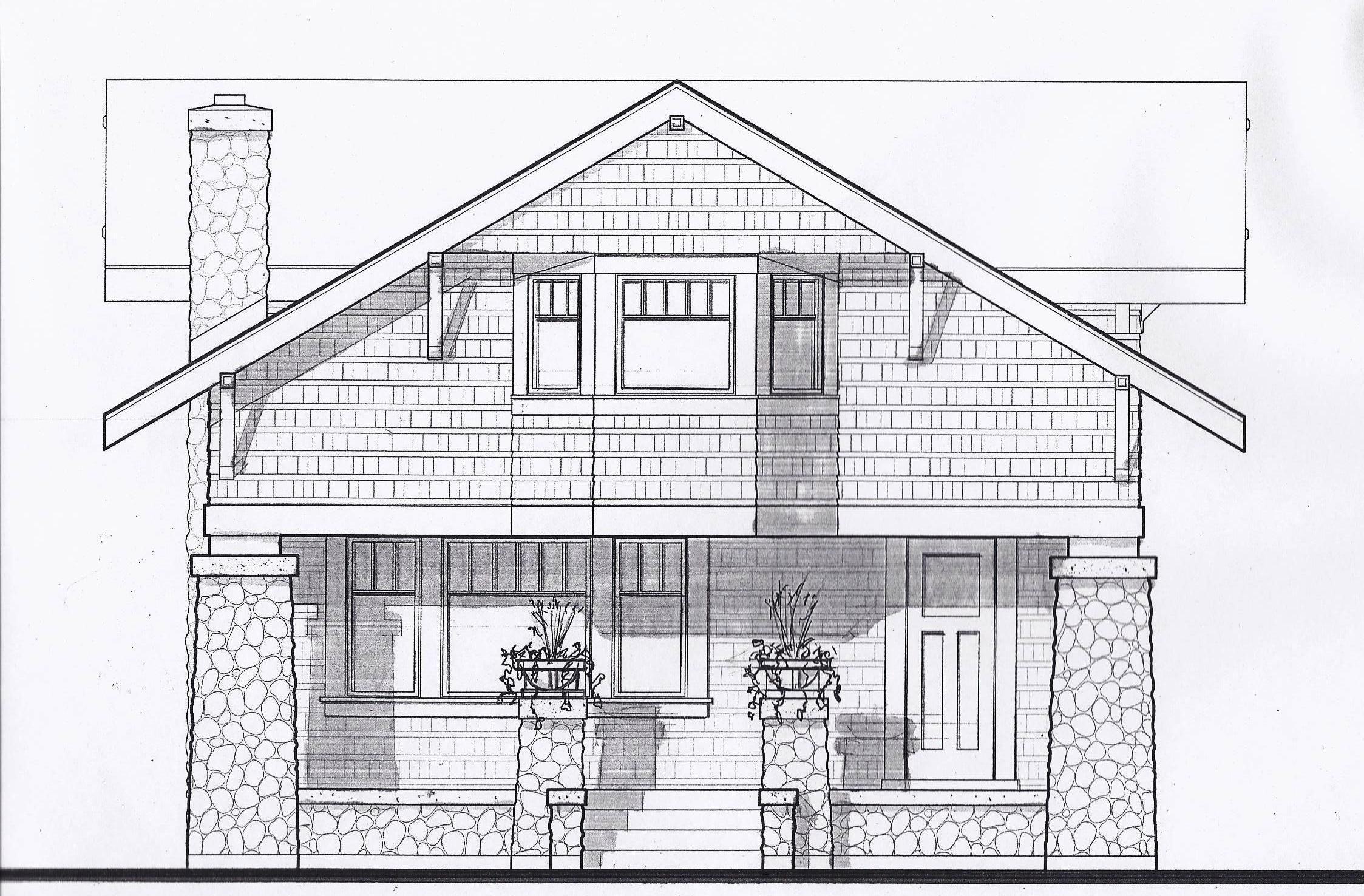 2247x1476 new craftsman bungalow prairie architect west studio - Craftsman Drawing