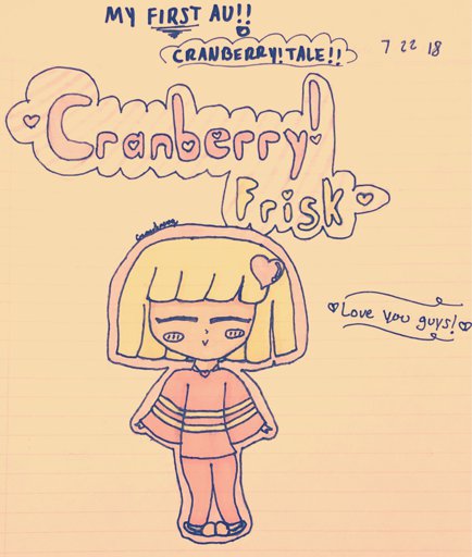 434x512 cranberry! frisk amino - Cranberry Drawing