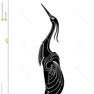300x300 stock illustration vector illustration cranes bird simply drawing - Crane Bird Drawing