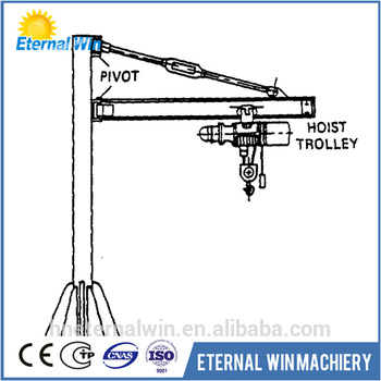 350x350 Drawing Of Jib Crane Design Calculation - Crane Drawing