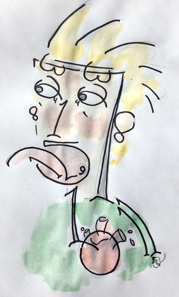 600x994 Students Cram Cranial Nerve Knowledge Into Your Cranium - Cranial Nerve Drawing