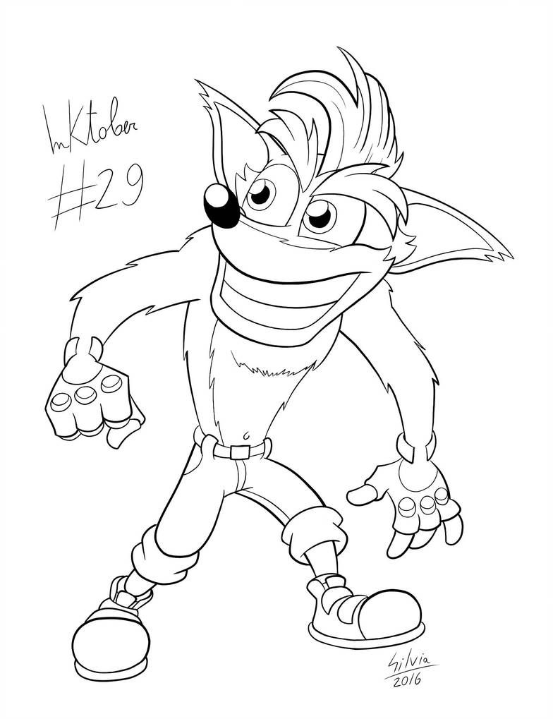 Crash Bandicoot Drawing at PaintingValley.com | Explore collection of