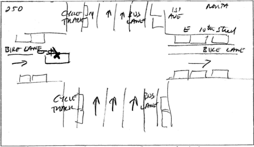 850x493 Drawing Of Vehicleicycle Crash The Diagram Shows A One Way - Crash Drawing