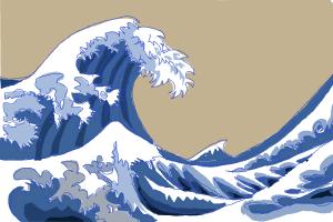 300x200 How To Draw Waves - Crashing Waves Drawing