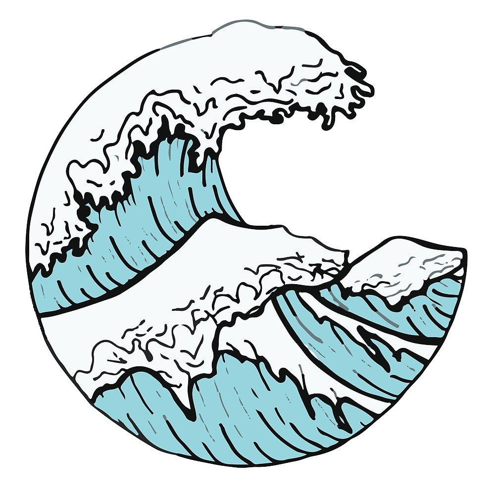Crashing Waves Drawing at Explore collection of