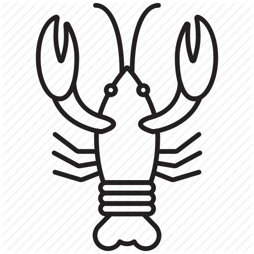 512x512 Collection Of Free Crawfish Drawing Download On Ui Ex - Crawfish Drawing