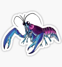 210x230 Crayfish Drawing Stickers Redbubble - Crayfish Drawing