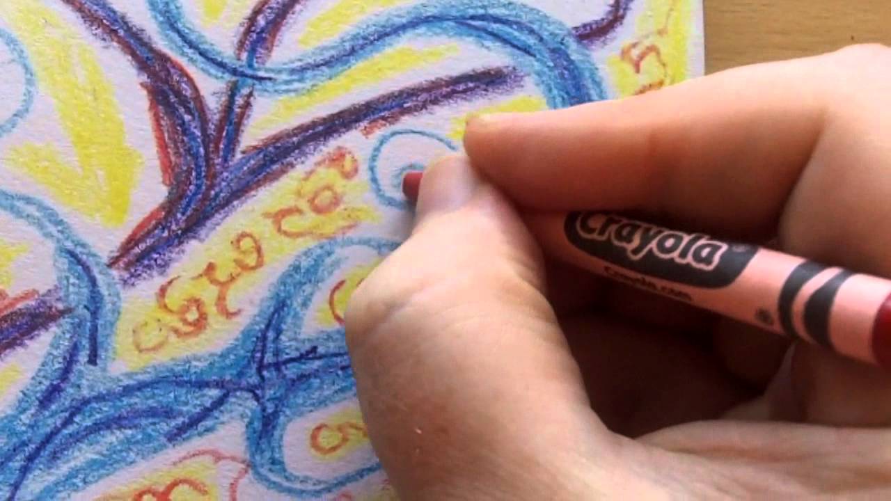 1280x720 drawing journal crayola crayons warm up exercise - Crayola Crayon Drawing
