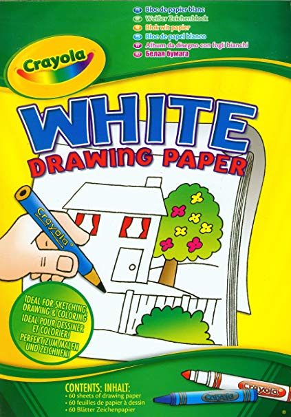 423x606 crayola white drawing paper pad, sheets toys - Crayola Drawing
