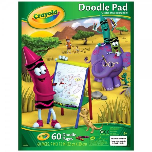 600x600 Crayola Doodle Pad X Sheets Ea - Crayola Drawing Pad