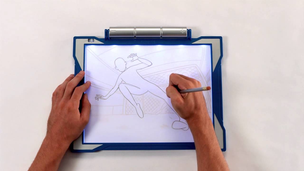 1280x720 Light Up Tracing Pad Demo - Crayola Drawing Pad