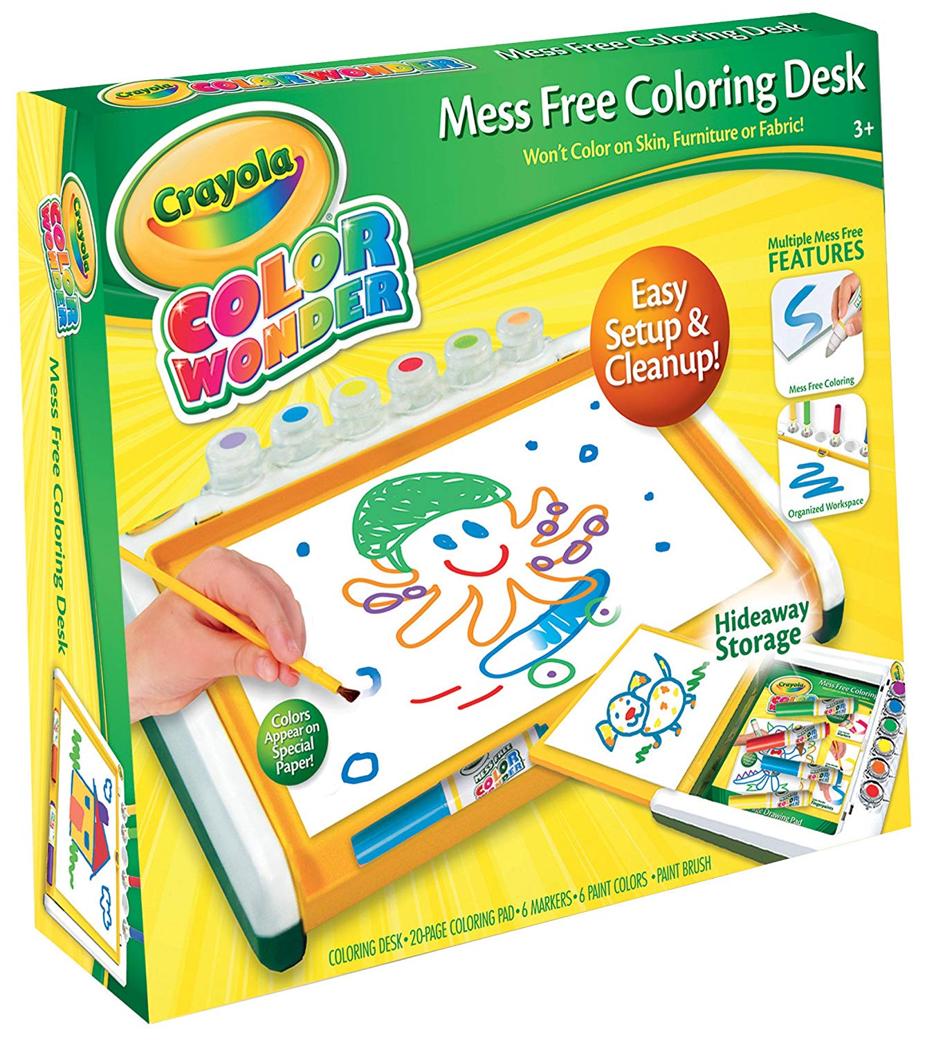 1337x1500 Crayola Color Wonder Mess Free Coloring Desk Toys Games - Crayola Drawing Pad