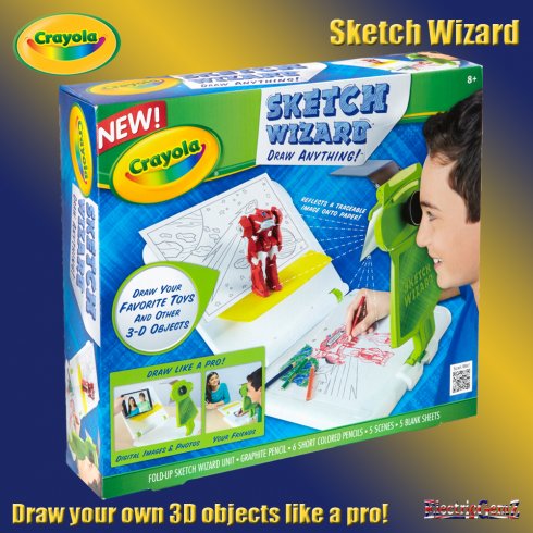 490x490 crayola picture perfect sketch wizard kit from official uk - Crayola Drawing Wizard