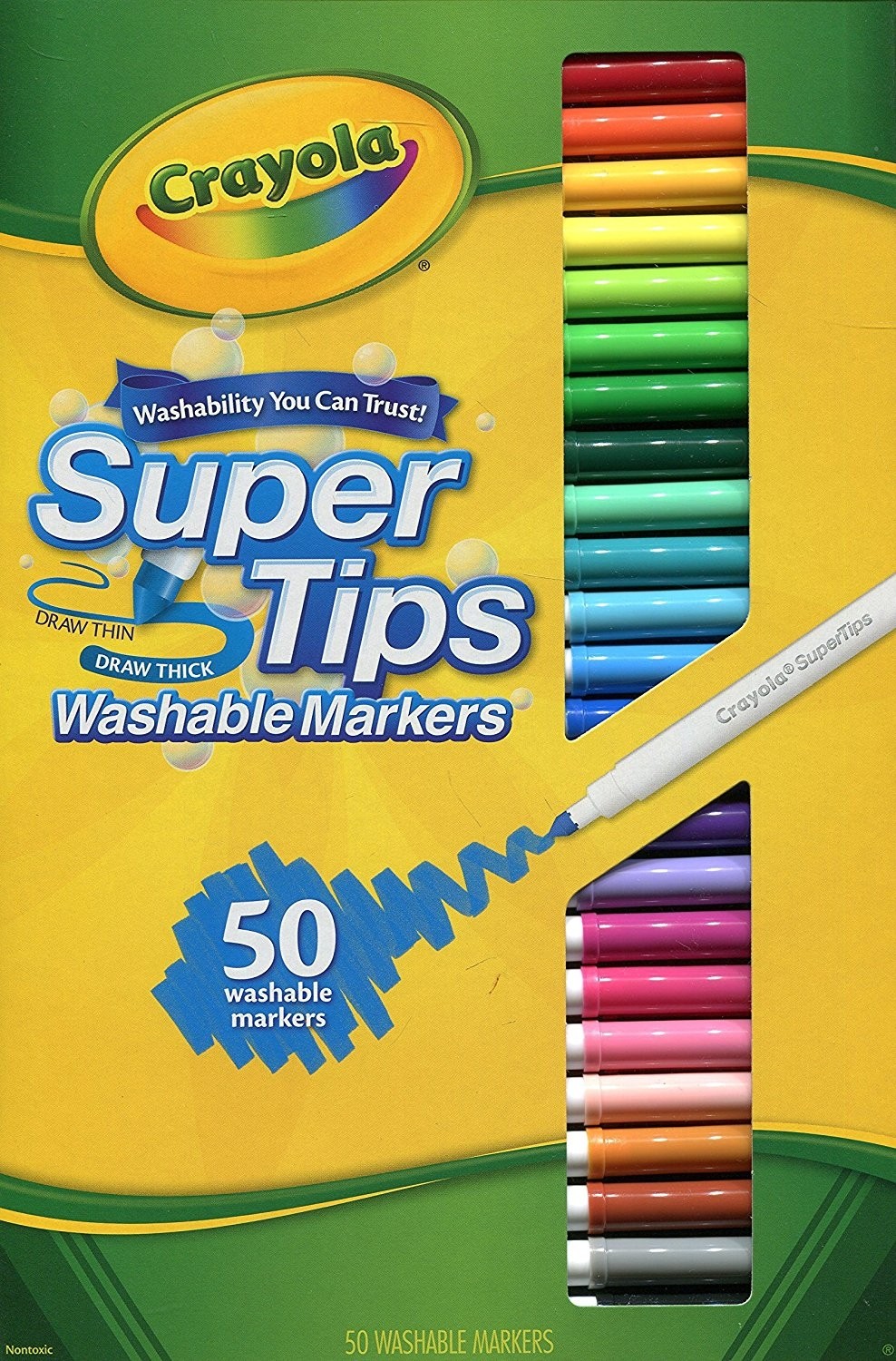 988x1500 Crayola Super Tips Washable Markers - Crayola Marker Drawings