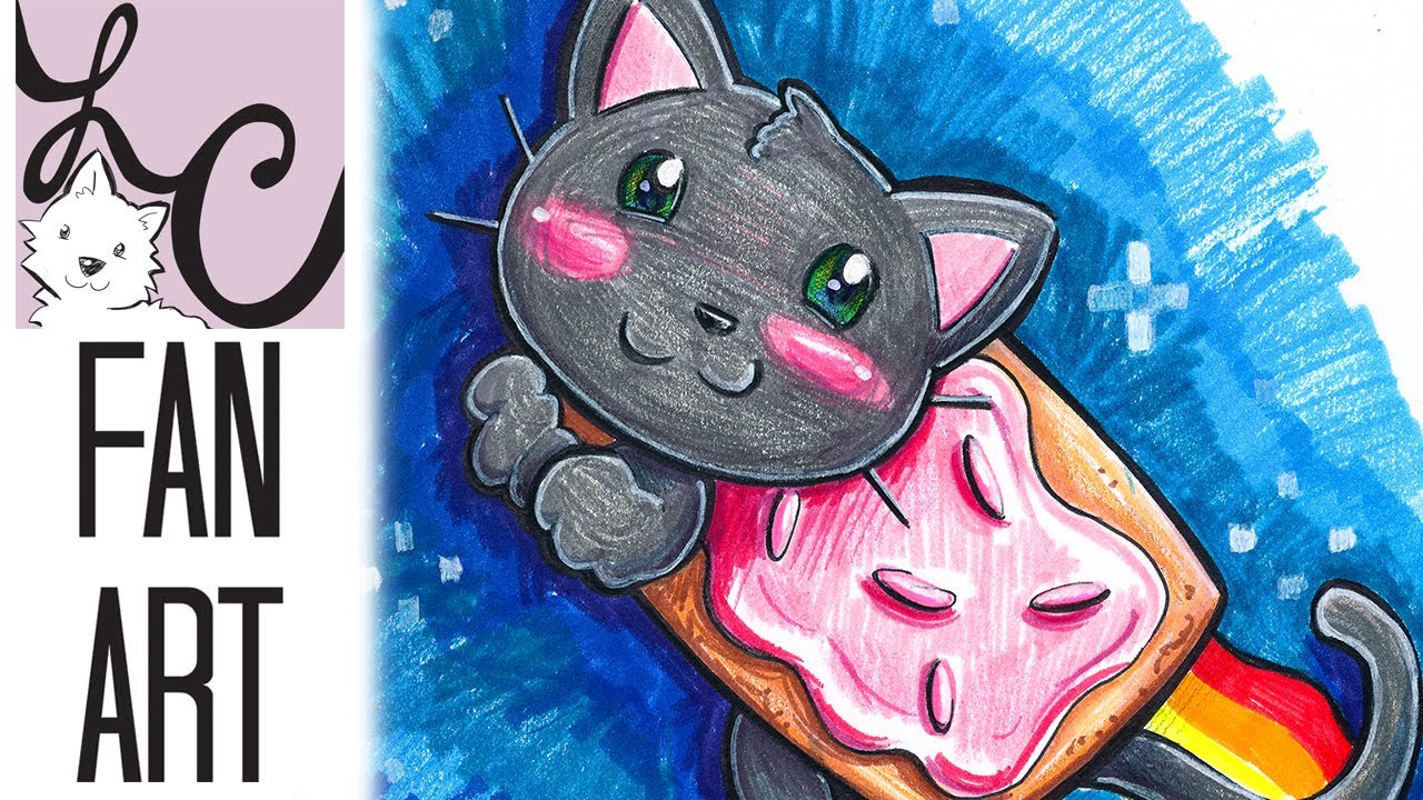 1280x720 Nyan Cat - Crayola Marker Drawings