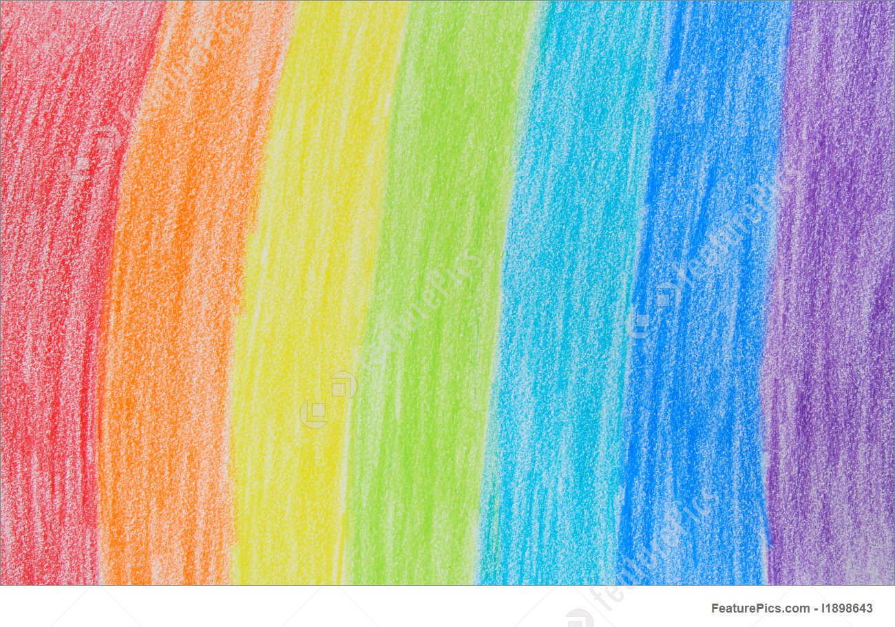 1300x911 Texture Rainbow Crayon Drawing - Crayon Drawing