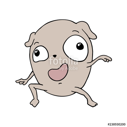 500x500 funny crazy dog draw stock image and royalty free vector - Crazy Animal Drawings