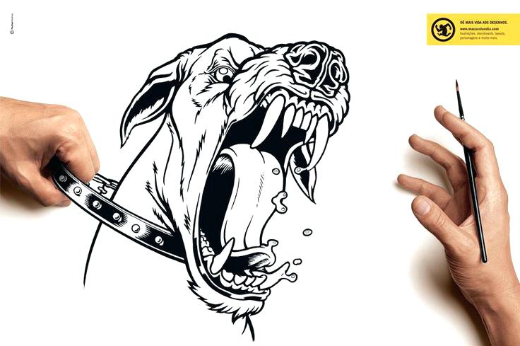 736x489 How To Draw A D How To Draw D Objects Step Step Art Pop Culture Free - Crazy Animal Drawings