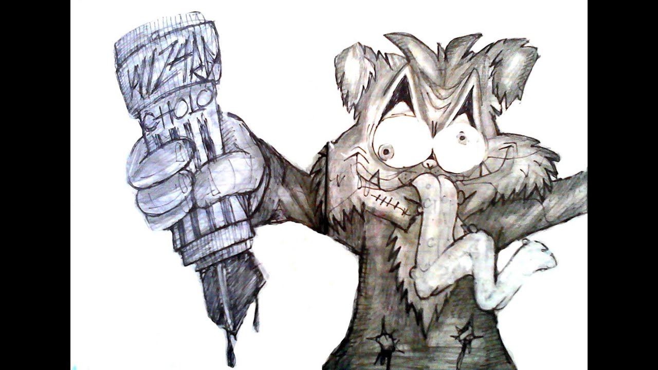 1280x720 how to draw a crazy cat character - Crazy Cat Drawing