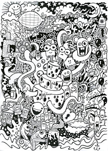 Crazy Drawings at PaintingValley.com | Explore collection of Crazy Drawings