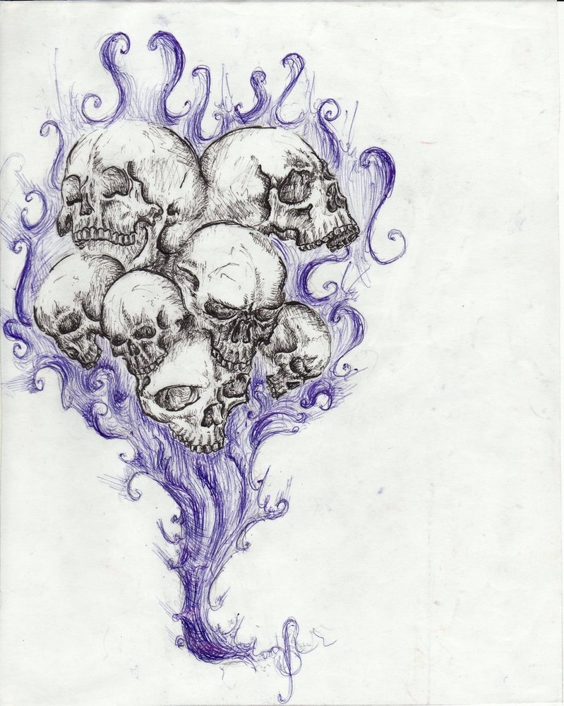 799x1000 pictures of crazy skull drawings - Crazy Drawings