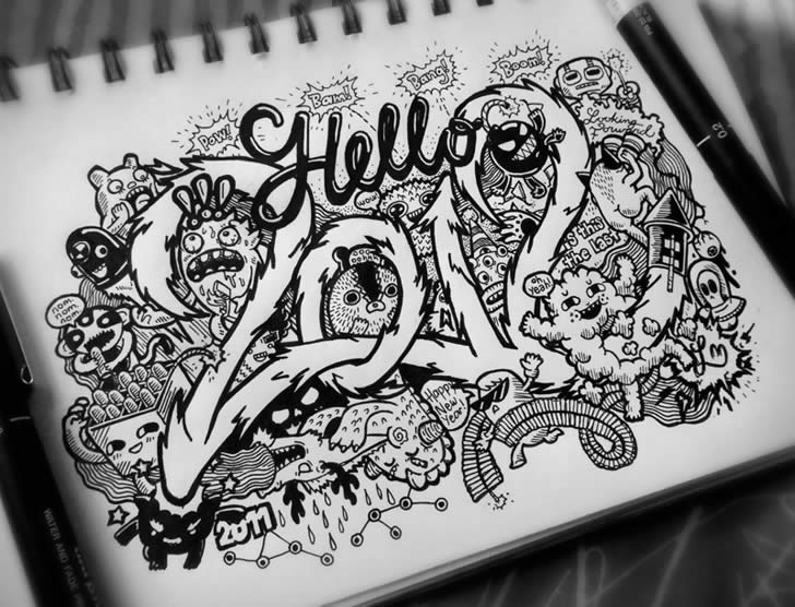 728x556 crazy comix doodles - Crazy Drawings