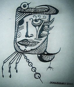 255x300 Crazy Eyes Drawings - Crazy Eyes Drawing