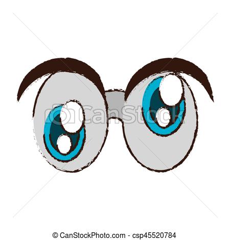 450x470 crazy eyes april fools image vector illustration - Crazy Eyes Drawing