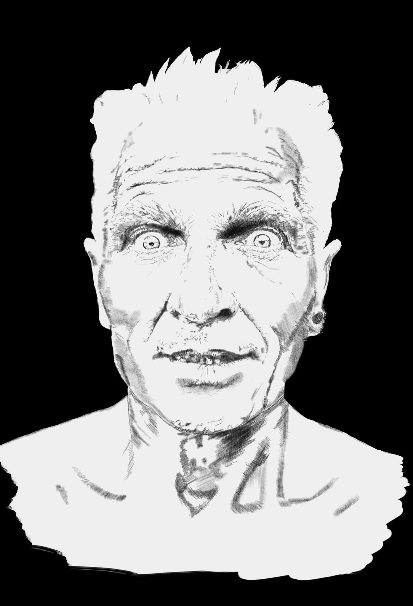 1394x2048 My Crazy Eyes Drawing - Crazy Eyes Drawing