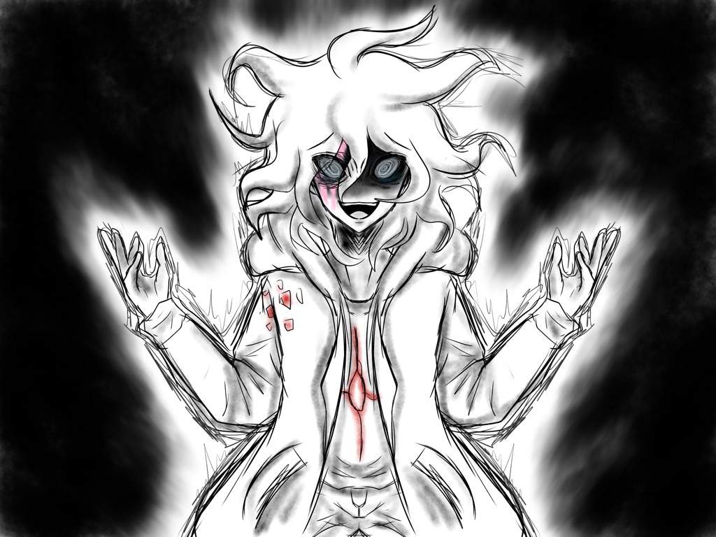 1024x768 nagito crazy eyes komaeda danganronpa amino - Crazy Eyes Drawing