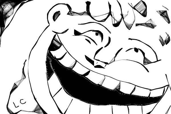 600x400 crazy face a humor speedpaint drawing - Crazy Face Drawing