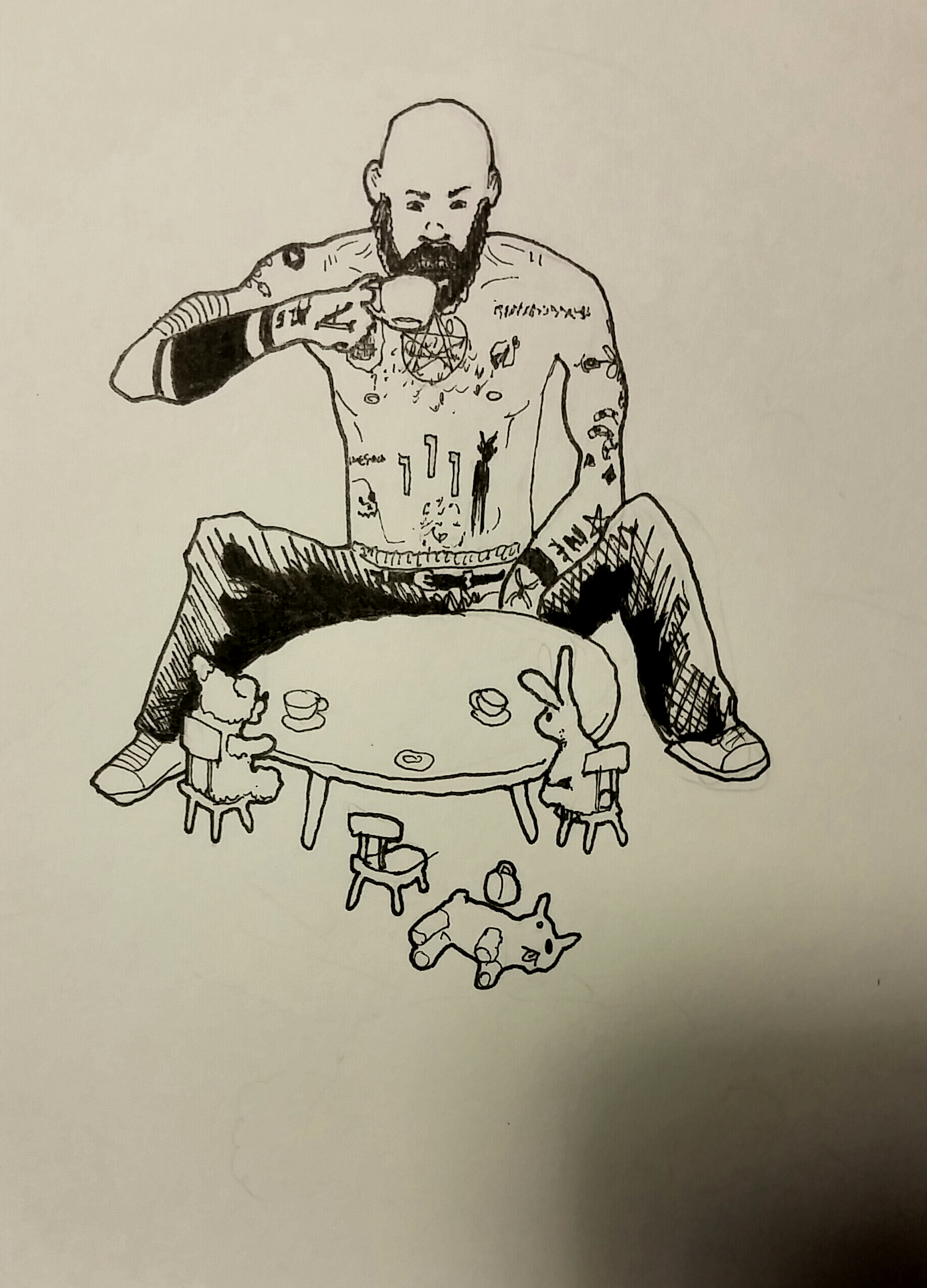 1836x2550 some guy wanted me to draw mc ride doing something crazy - Crazy Guy Drawing